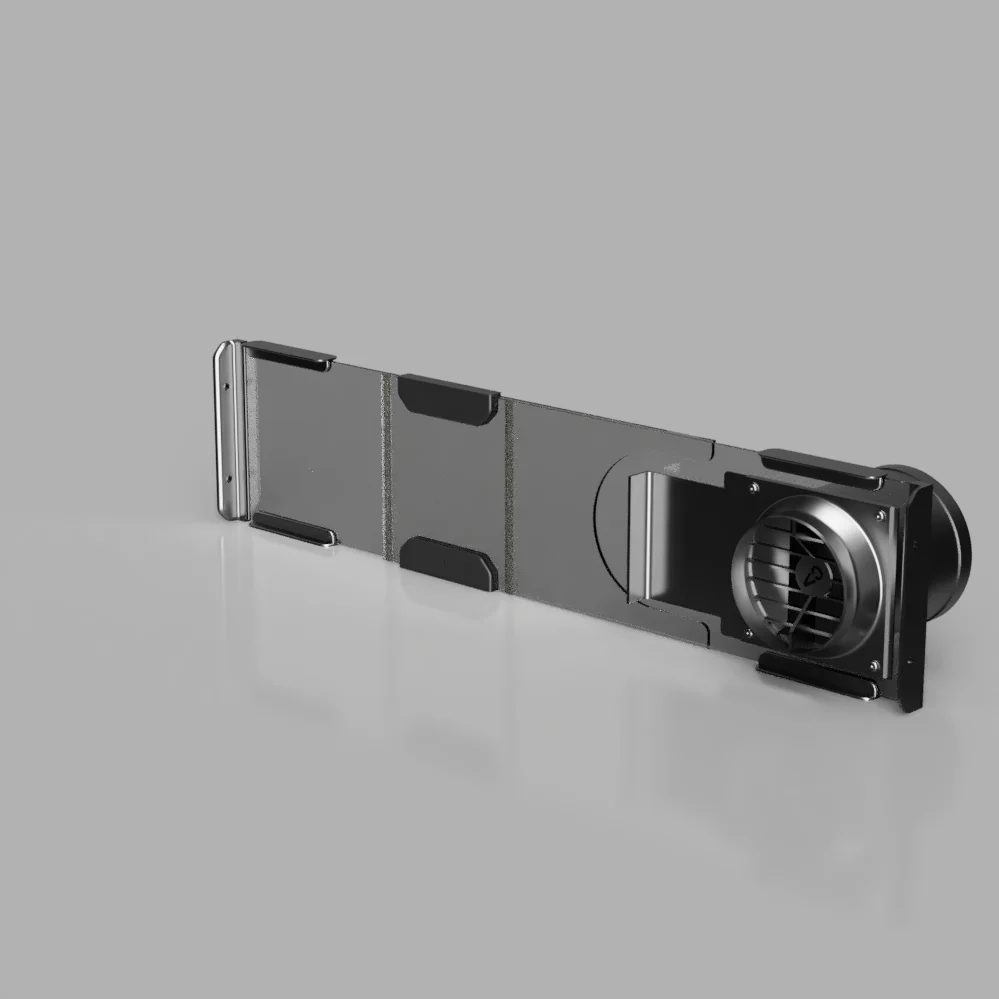 3D printing and laser engraving exhaust kit - 4" inline fan, flexible hose, and window insert - Image 2