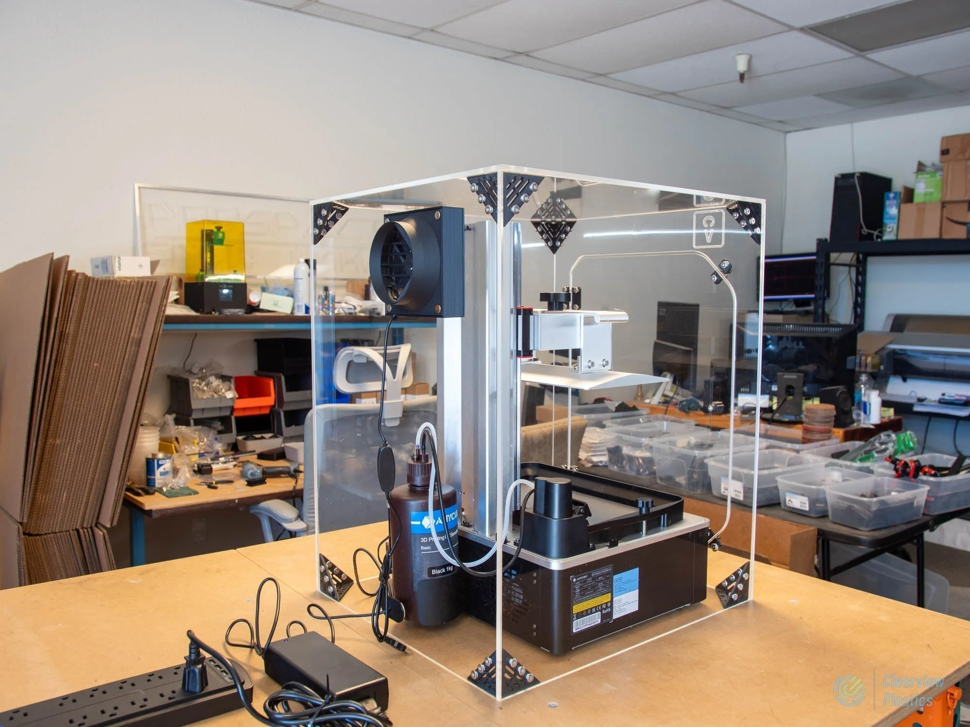 Flashforge Hunter S SLA Resin 3D Printer Enclosure V2.0 - Image 10
