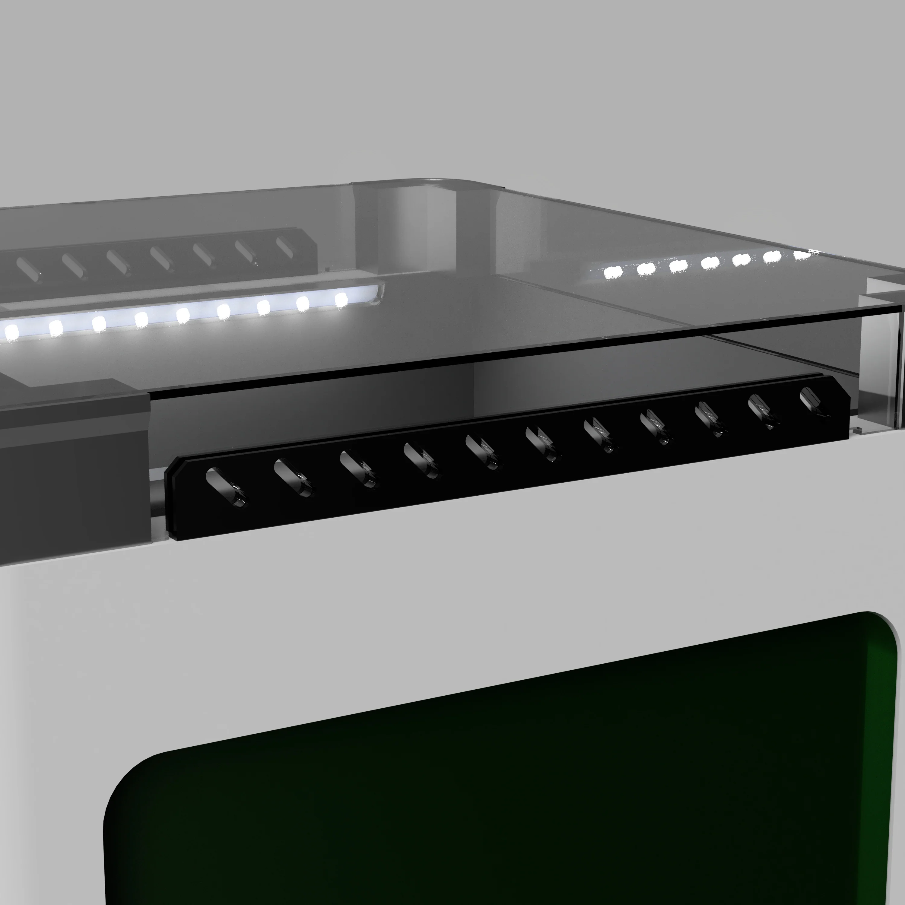 Bambu H2D/H2S Lid Riser with smoked acrylic panels - Image 4