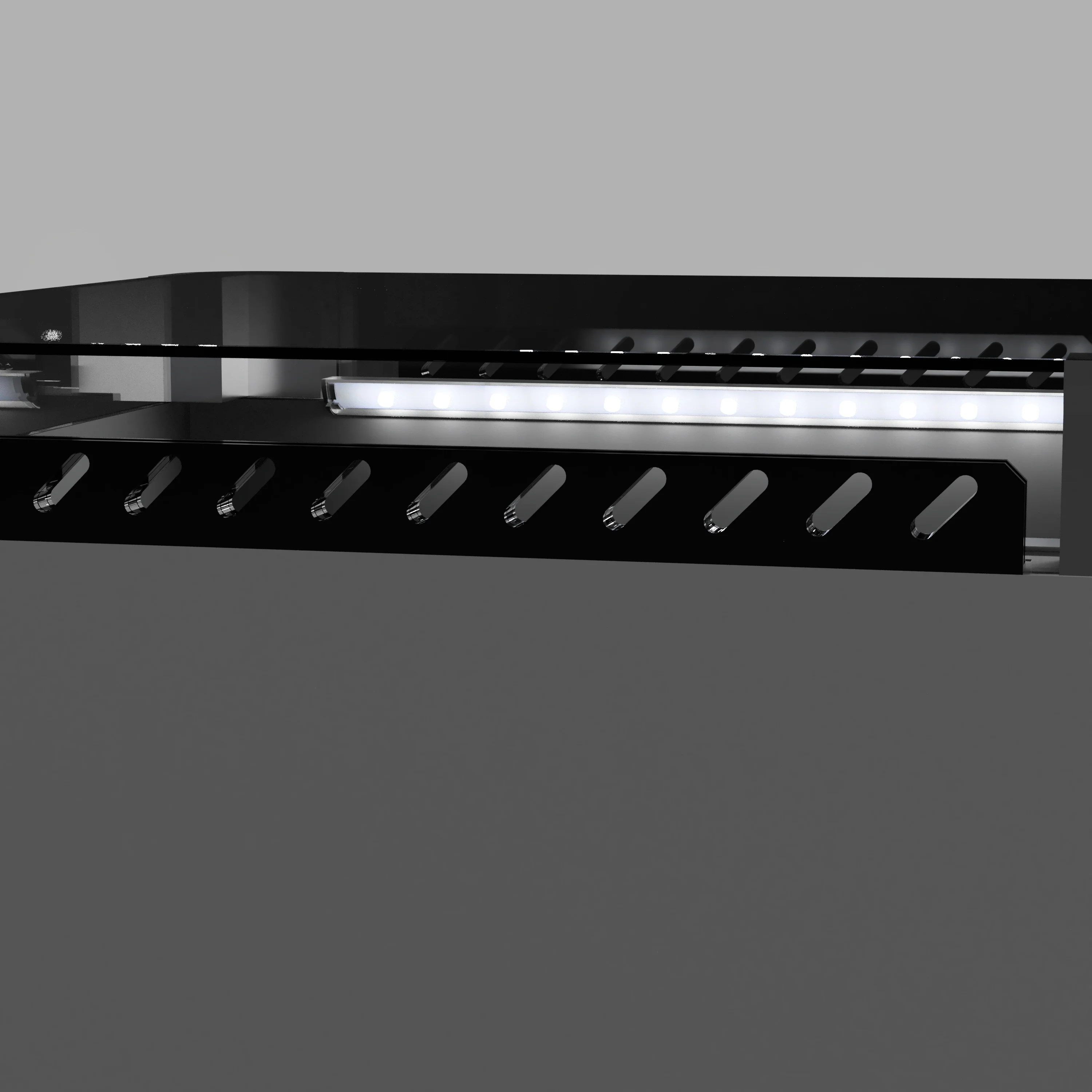 Bambu H2D/H2S Lid Riser with smoked acrylic panels - Image 7