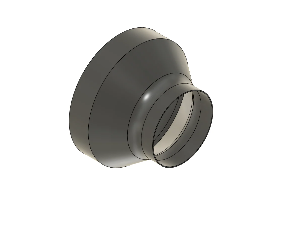 Bambu H2S/D/C/Pro Rear exhaust bracket kit for connecting exhaust hose - Image 6