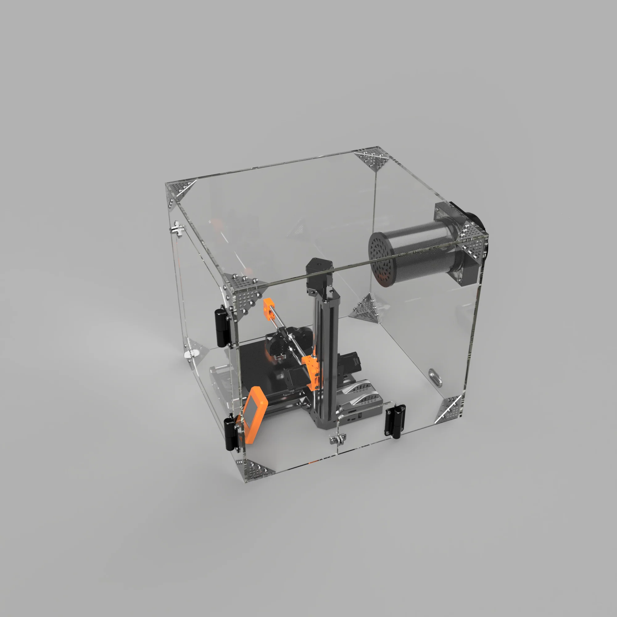 Prusa Mini Enclosure Acrylic Clearview Infinity Enclosure - 3D Printer Enclosure - Image 6