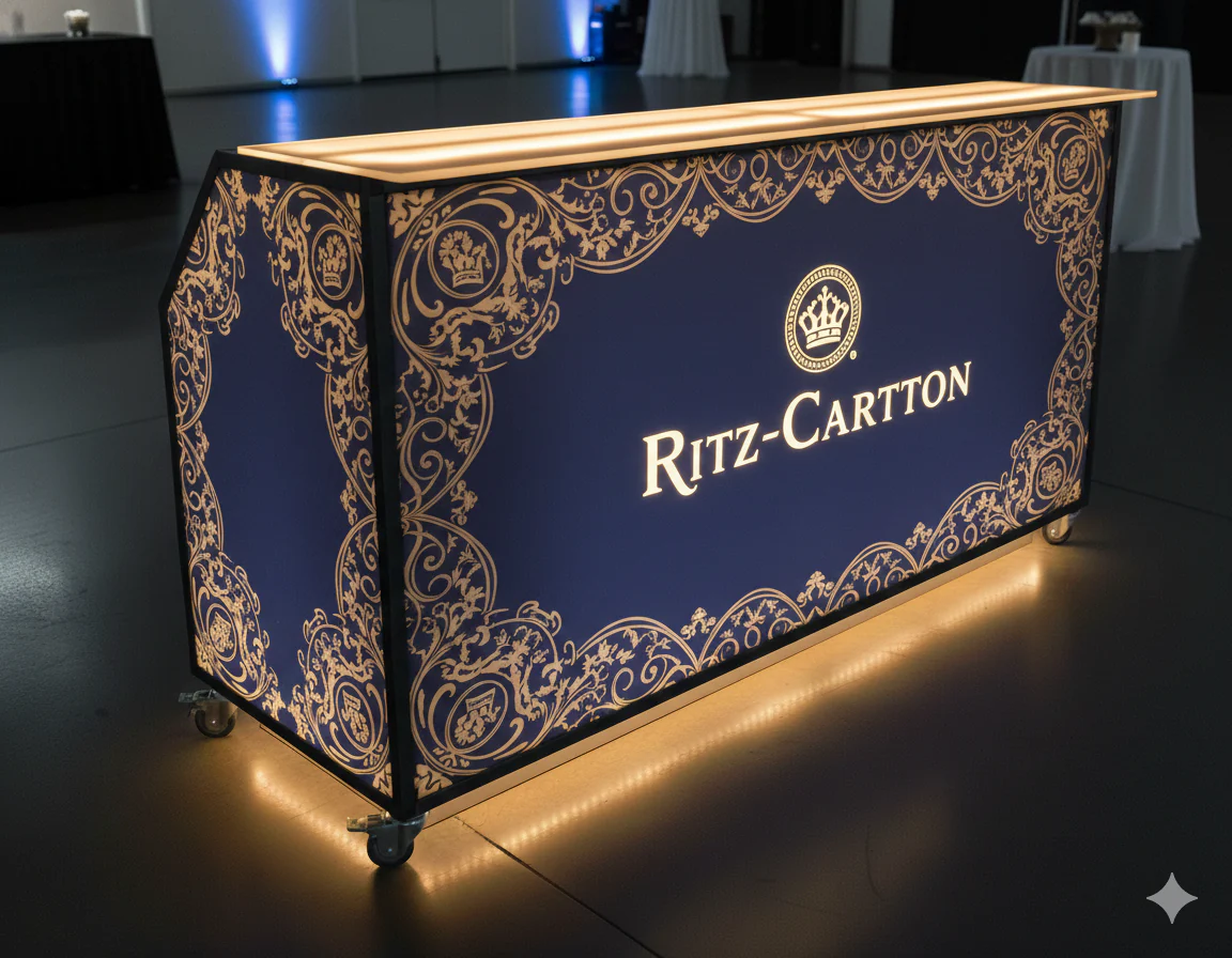 Custom LED Mobile Bar – Foldable, Branded, Event-Ready - Image 4