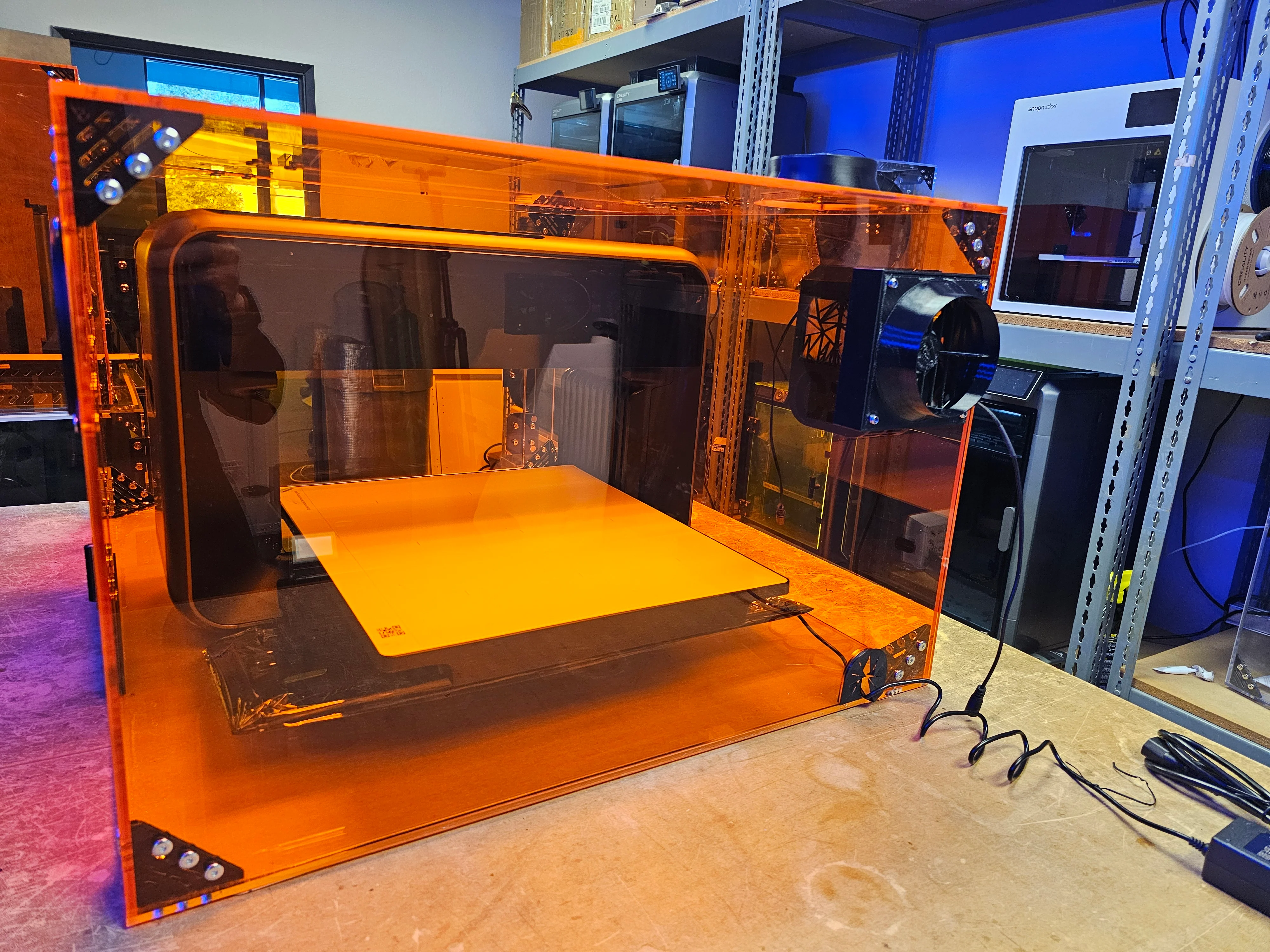 EufyMake E1 UV Printer Fume Control Enclosure - Image 19