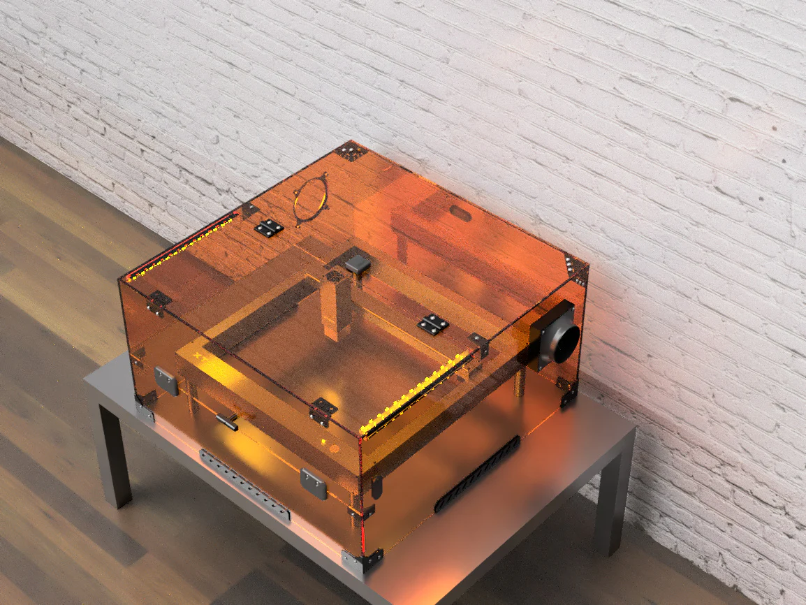 Universal Laser Engraver Enclosure V3 – Control Smoke & Fumes for a Safer Workspace - Image 15