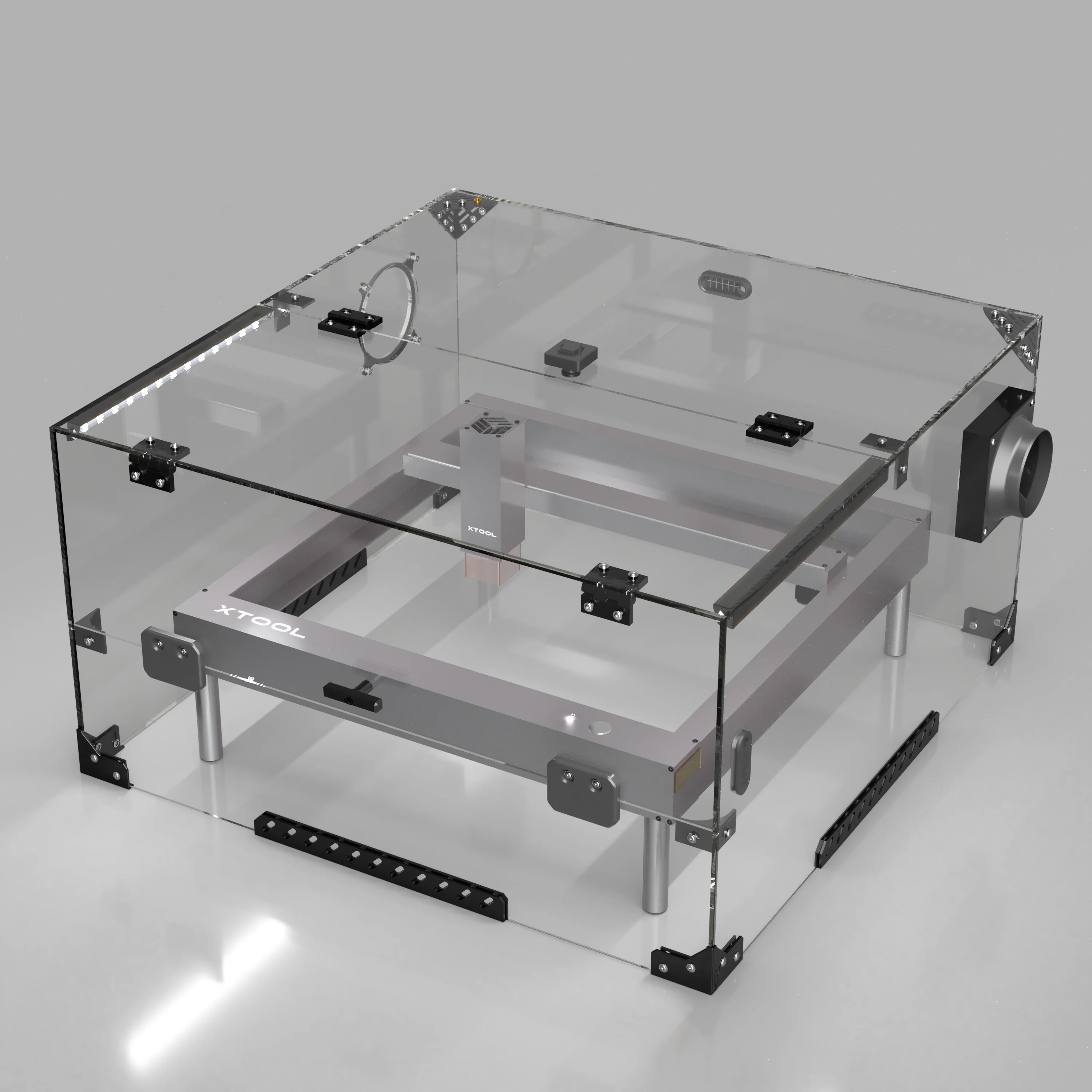 Universal Laser Engraver Enclosure V3 – Control Smoke & Fumes for a Safer Workspace - Image 3