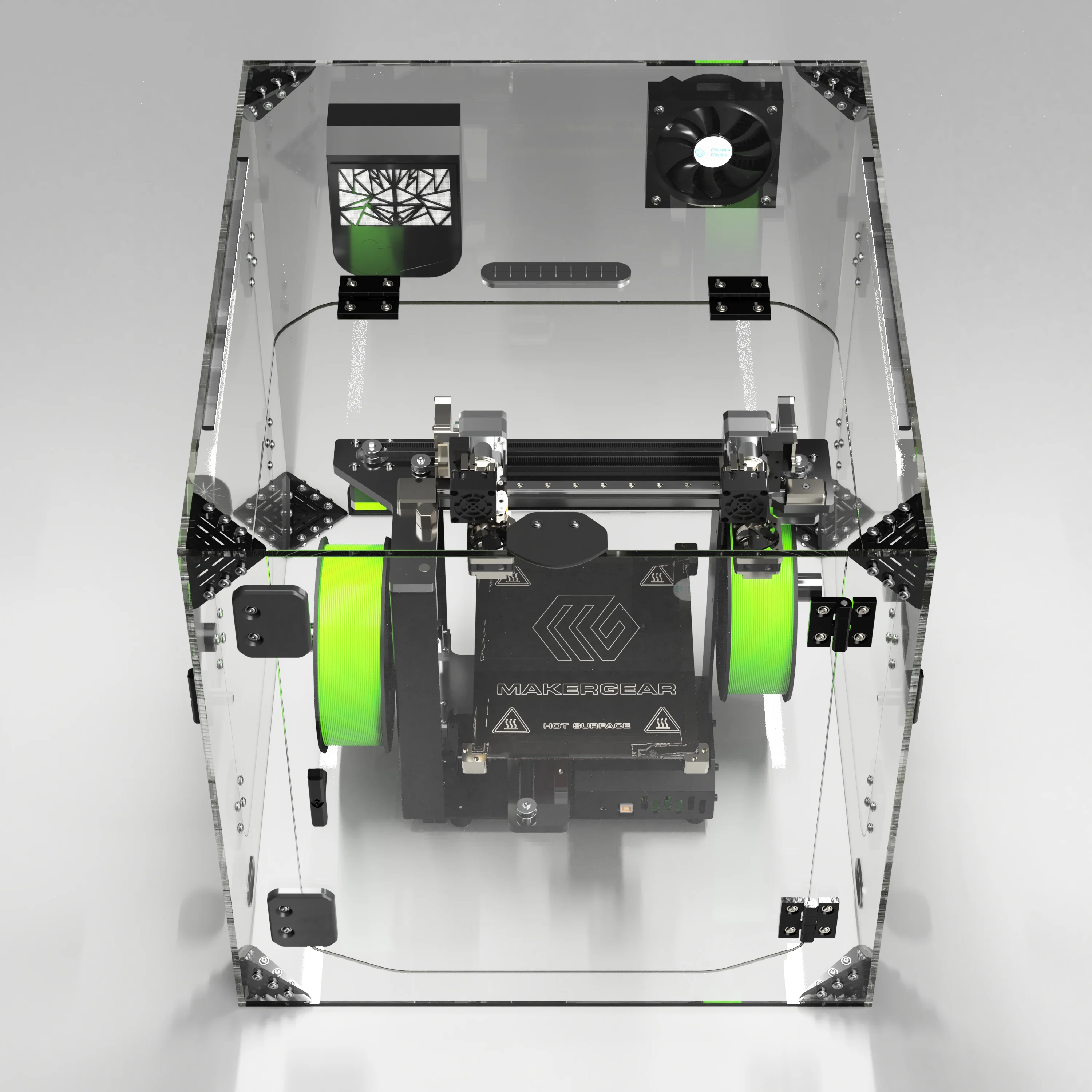 MakerGear M2/M3 ID/SE Enclosure Kit - Image 4