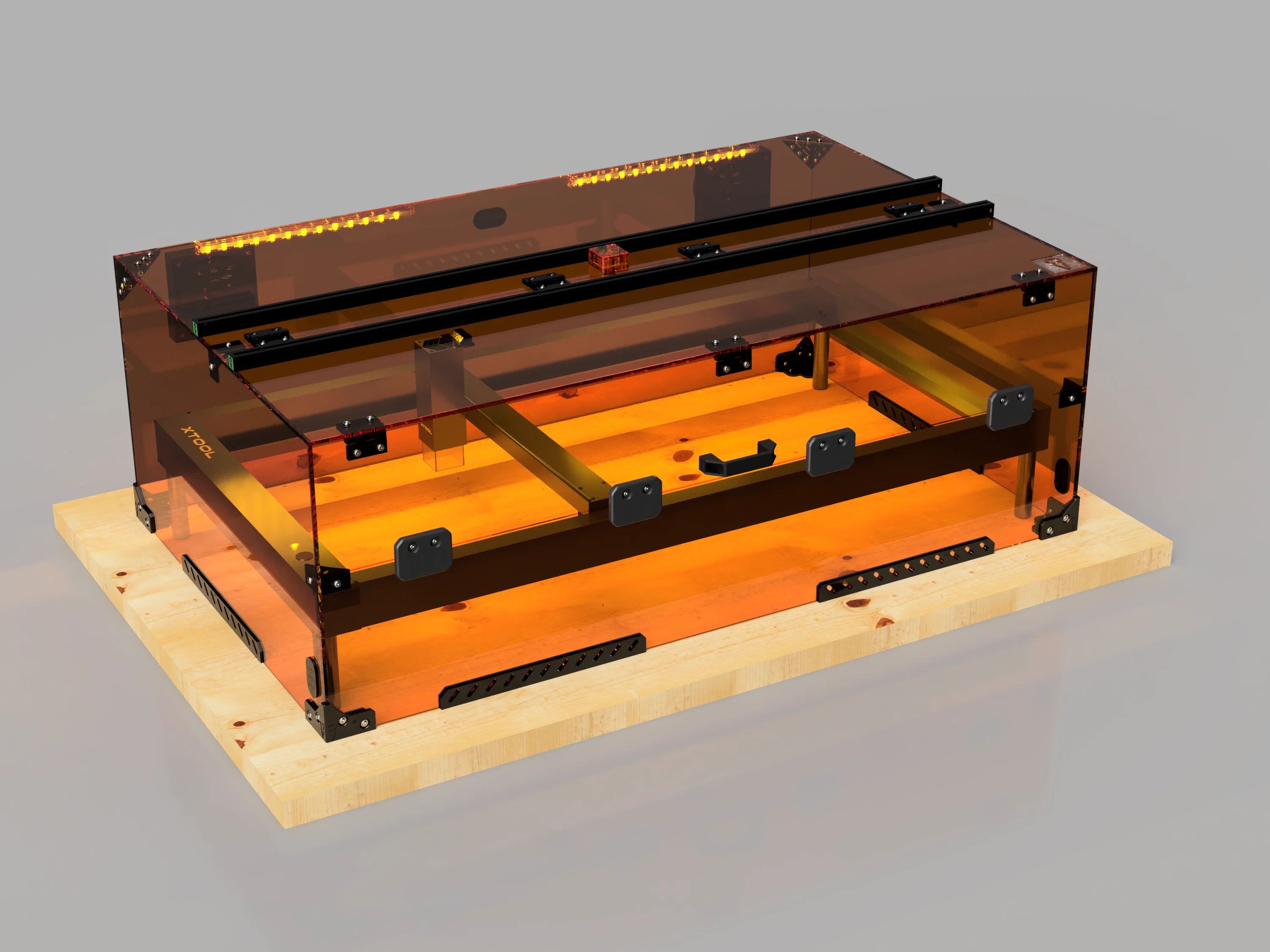 Neje 3/4 Max Extended Laser Engraver Enclosure Kit V3 - Image 3