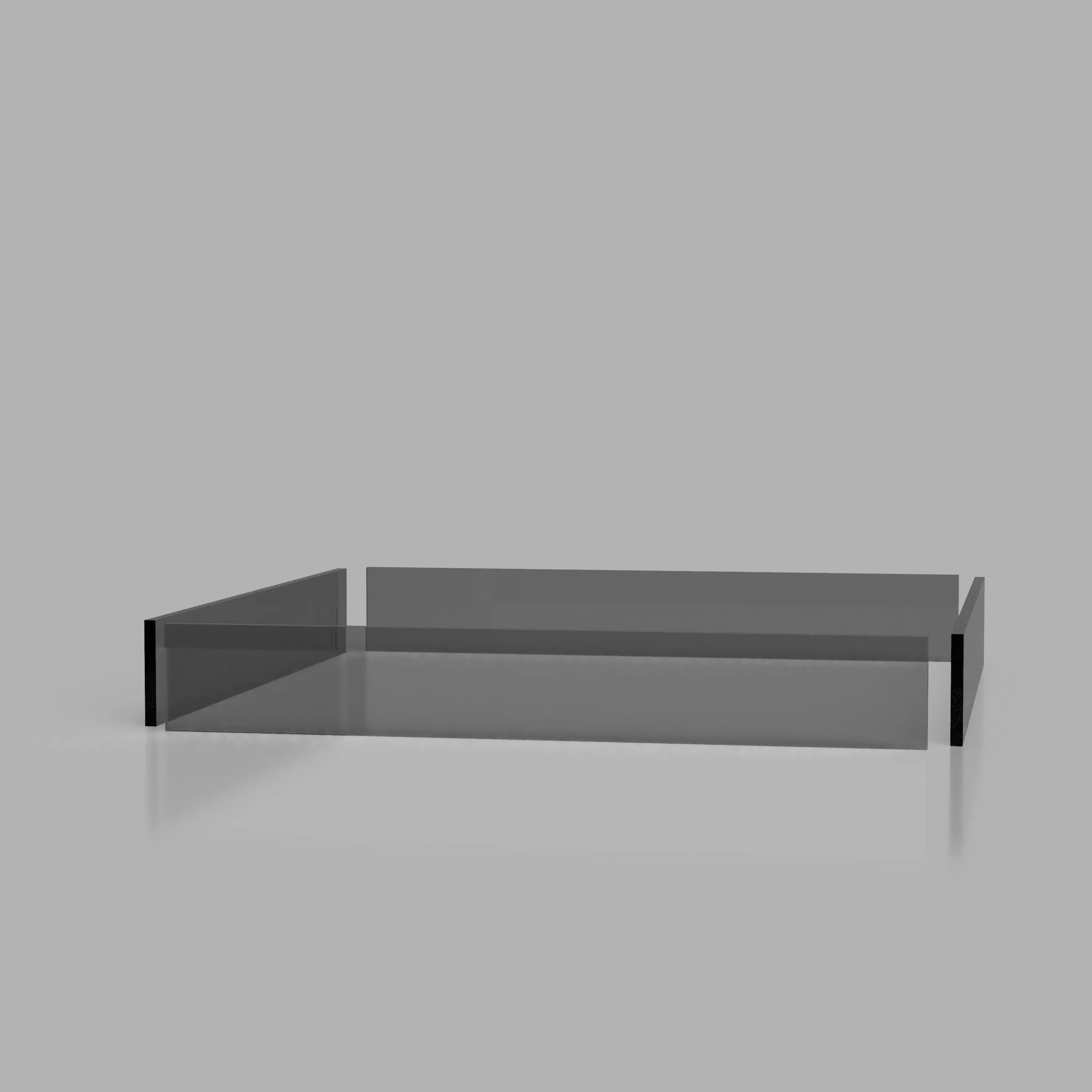 Creality K1 max Lid Riser with smoked acrylic panels - Image 3