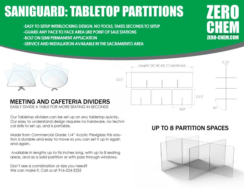 Tabletop Dividing Partitions - Image 6