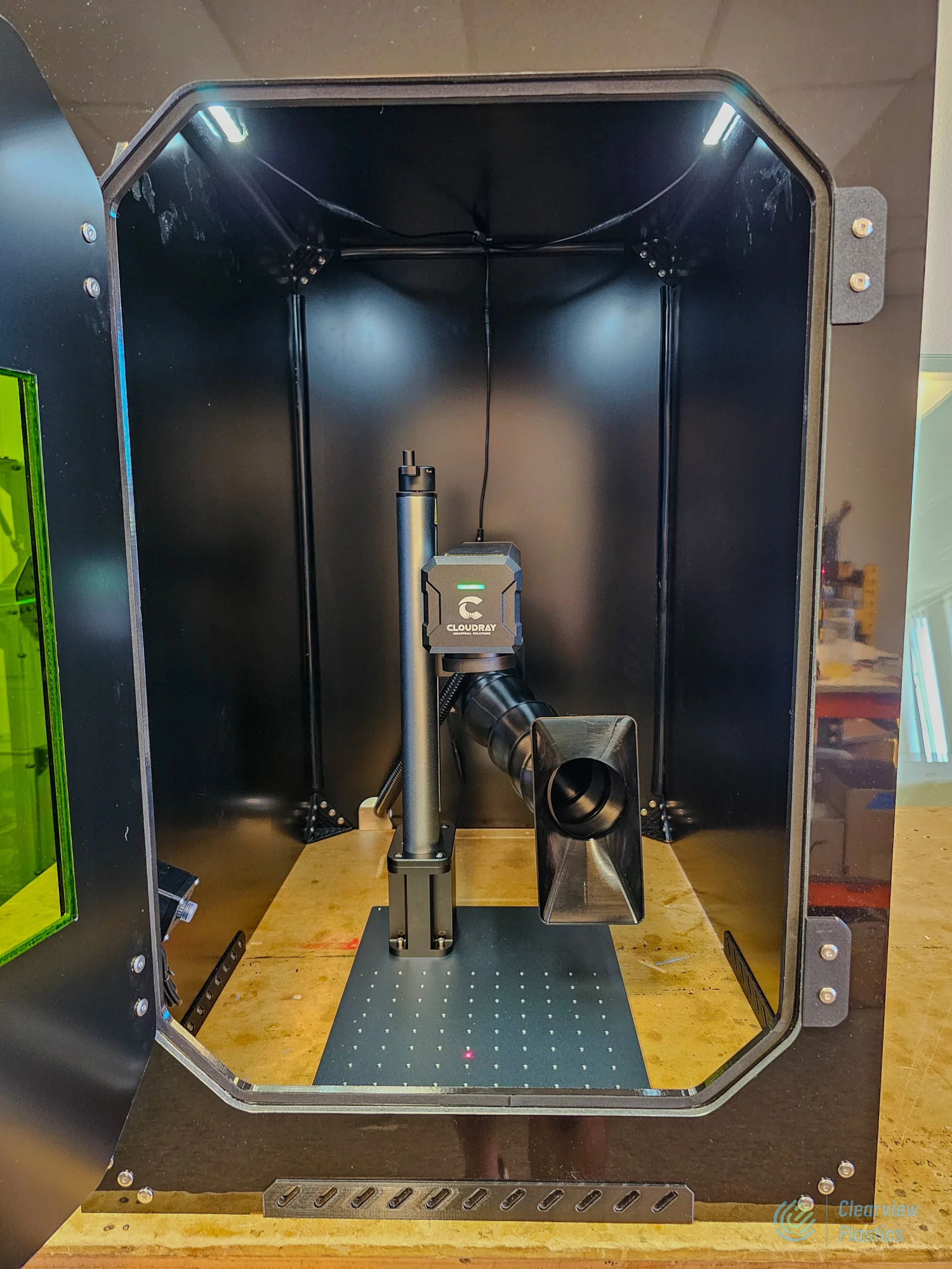 UV/Fiber Galvo Laser Marker Engraver Enclosure with Laser viewing Window (Universal Fit) - Image 14