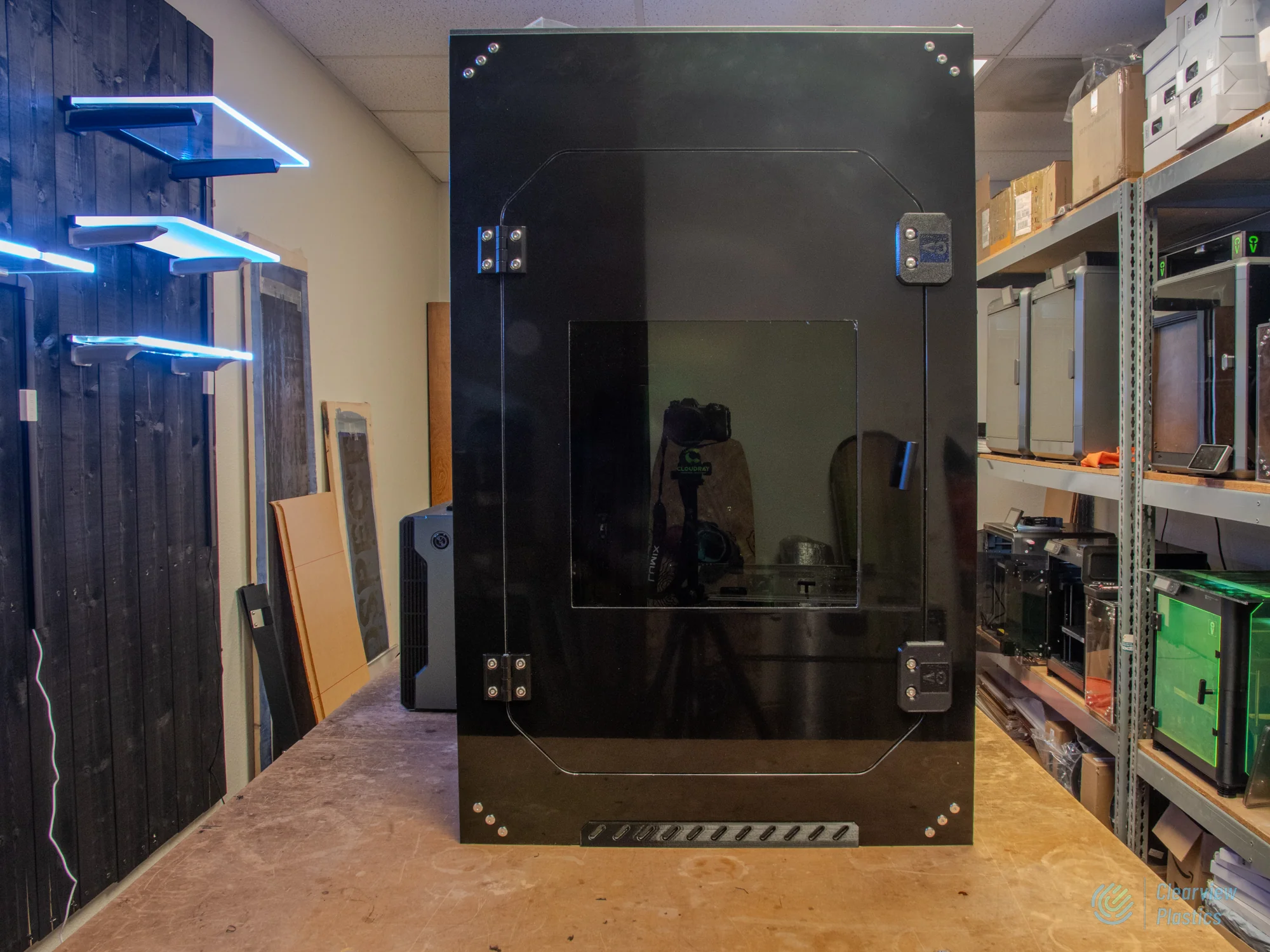 UV/Fiber Galvo Laser Marker Engraver Enclosure with Laser viewing Window (Universal Fit) - Image 16