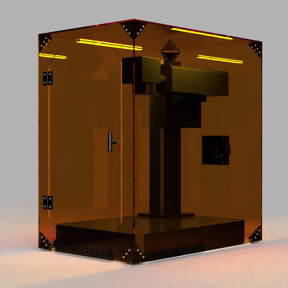 UV Laser Marker Engraver Enclosure with Laser filtering OD3+ Acrylic (Universal Fit) - Image 2