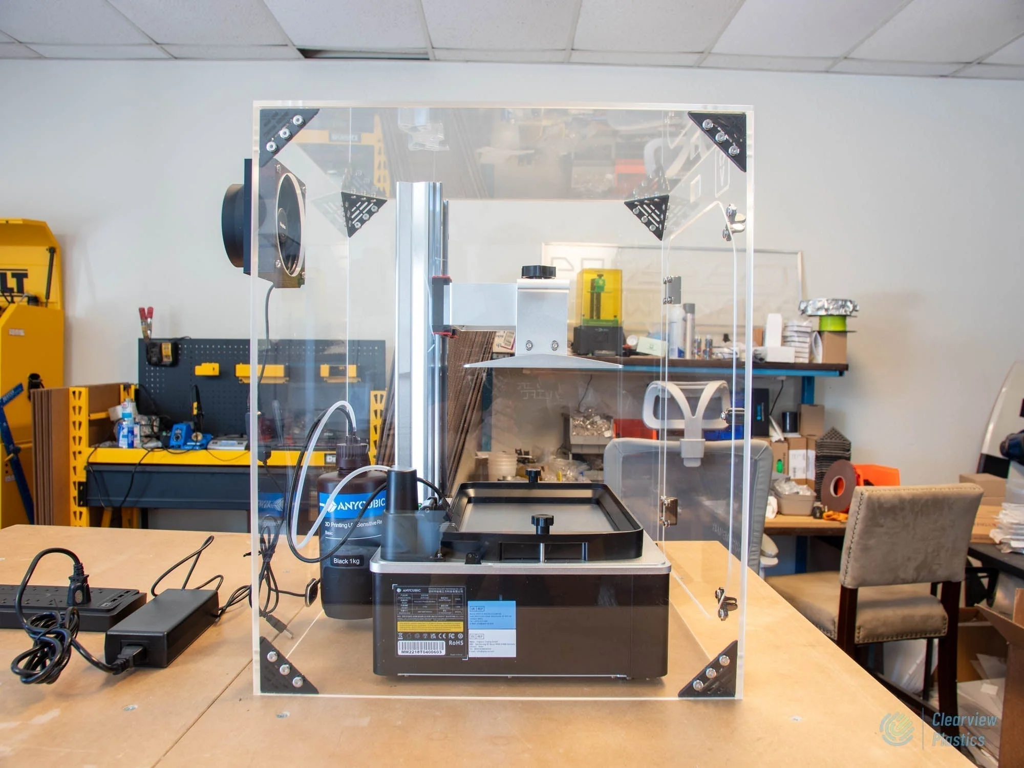 Wash and Cure Station fume Enclosure for Resin 3D Printers V2.0 - Image 11