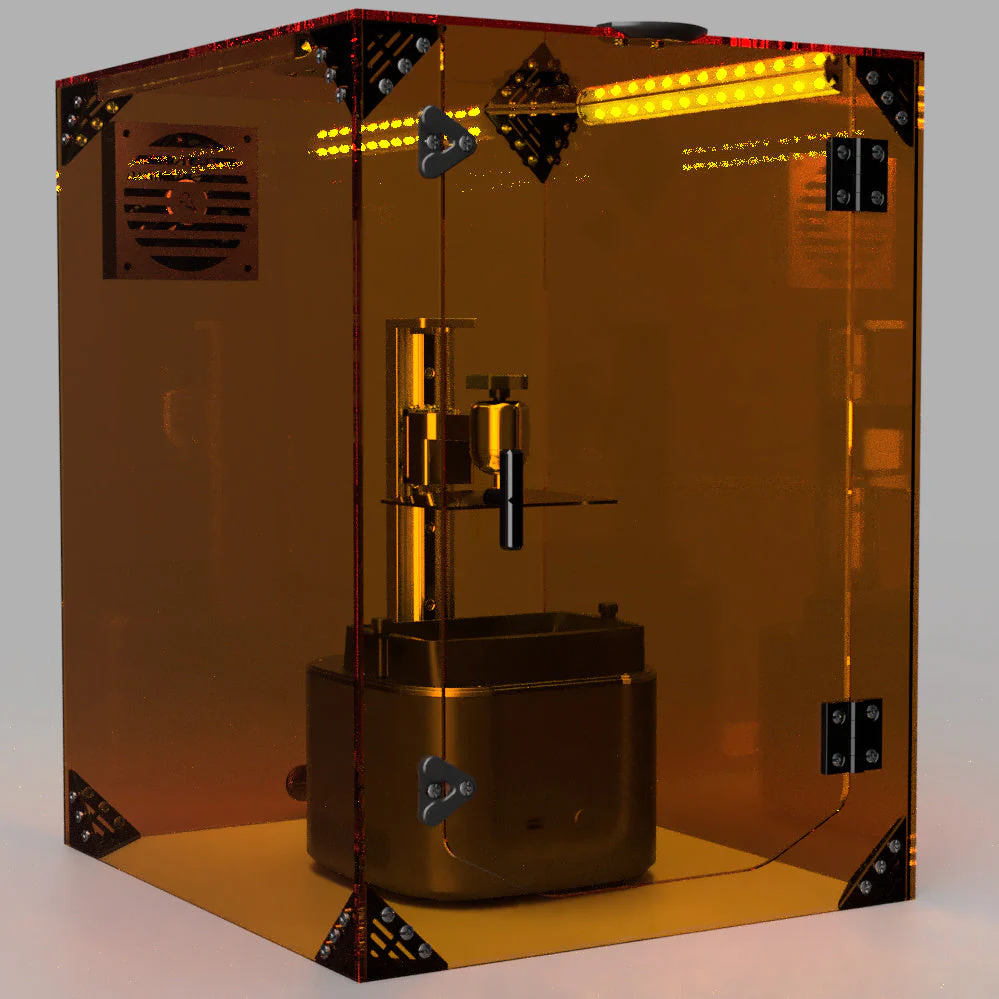 Wash and Cure Station fume Enclosure for Resin 3D Printers V2.0 - Image 6